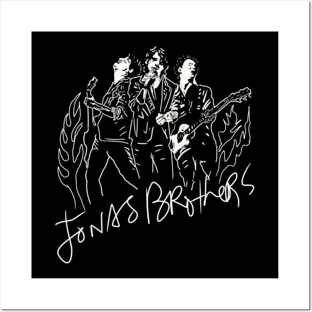 Jonas brothers silouette. Wall Art by Marylin2